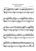 Keine Kleine Nachtmusik (Piano Works: Scores)